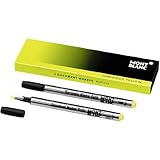 Montblanc Document Marker Refill 2 Pack (Yellow)