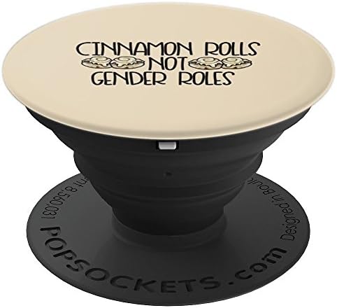 Cinnamon rolls not gender roles - PopSockets Grip and Stand for Phones and Tablets