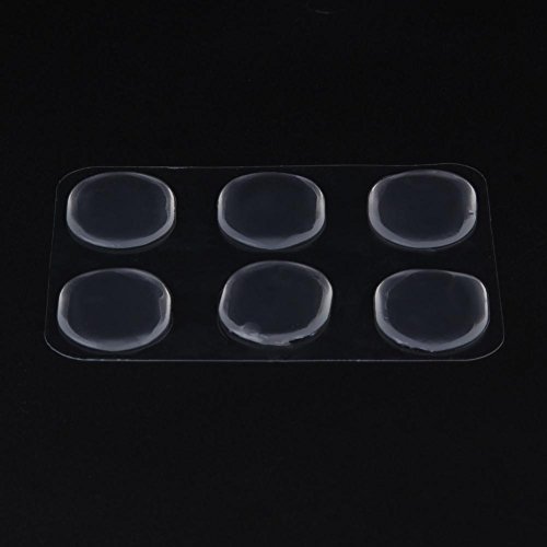 image for UEB Drum Mute Pads 6pcs/set Silicon Gel Snare Transparent DrumDamper M