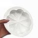 JOHO Mousse Cake Mold 8 Petals Shaped For Halloween Christmas Desserts , DIY Kitchen Baking Tools,Silicone ,Non Stick ,1-Cavity , Set of 1