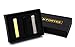 Foryee 3 Pc Set 1.9 Inch Skinny Tie Bar Clip - Silver,Black,Gold