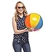 NJ Novelty Large Inflatable Beach Balls 20 Inch, Pack of 12 Rainbow Colored for Pool Party, Summer Water Fun and Birthday Parties - Bulk Pack (Beach Balls)