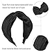 2 Pack Knot Headband Wide Print Hairband Fashion Hair Accessories for Women Girls (Type c)