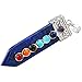 SUNYIK 7 Chkara Crystal Point Pendant Bead for Necklace,Sword of Life,Lapis Lzuli