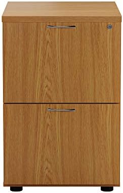 Relax Office Essential 464mm Wooden Filing Cabinet With 2 Drawers Office Storage File Organisers Lockable Foolscap Suspension Filing In Beech Maple Oak White Or Walnut Finish Oak Amazon Co Uk Office Products