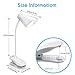 AXTEE Clip On Lamp LED Desk Lamp Rechargeable Book Lights Adjustable Gooseneck Touch Control Brightness 3 Levels with USB Port Protection Eye for Home, Office, Computer, Bed