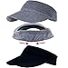 Non-Clip Elastic Sun Visors for Women & Men, Comfortable Cotton Cap for Daily Jogging Running Outdoor Sports Tennis