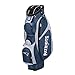 Wilson NFL New England Patriots Cart Golf Bag, Navy/Grey, One Size