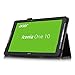 KuGi ® Acer Iconia One 10 B3-A30 Multi-Angle Stand Slim-Book PU Leather Cover Case for Acer Iconia One 10 B3-A30 tablet (Black)
