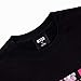 BT21 Official Merchandise by Line Friends - Cooky Character Long Sleeve Tshirt Crew Neck Knit Tee Shirt, Medium, Black