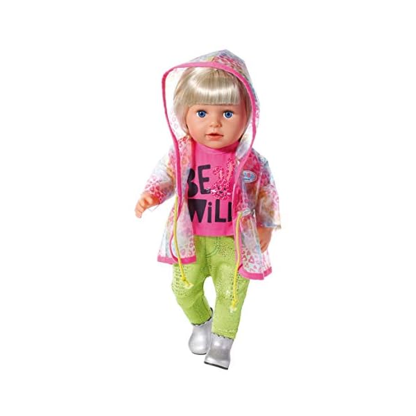 BABY Born 828328 Zapf Creation Puppenkleider - Designerkleidung mit Modeaccessoires - Deluxe Trendy Regenbogen Set – Bild 5