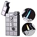 HUOWA Torch Cigar Lighter Soft/Jet Flame Switchable Cigarette Lighter with Adjustable Flame Dial, Visible Tank and Butane Refillable for Tobacco Pipe & Cigar
