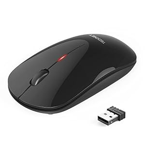 TECKNET-Slim-Wireless-Mouse-24G-USB-Cordless-Mouse-For-Laptop-PC-Computer-Windows-Mac-Linux-Vista-Macbook-Nano-Receiver-18-Month-Battery-Life-Extra-Long-Range TECKNET Wireless Mouse, Computer Mouse for Laptop PC Desktop, Mice with 3200 DPI Optical Tracking, 18 Month Battery Life…