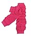 Wrapables Striped Ruching Colorful Baby Leg Warmers, Hot Pink
