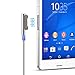 BlueFire USB Magnetic Charging Cable LED Charger Adapter for Sony Xperia Z1 Mini Z2 Table Z3 Compact 3ft (Sliver)