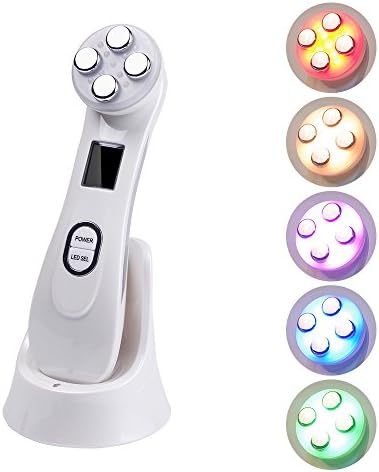 Facial RF Radio Frequency LED Photon Device Face Lifting Tighten Skin Wrinkle Removal Skin Care Massager
