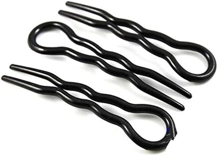3 Pieces U Shaped Hair Pins Hair Style Grip Pins Fast Spiral Hair