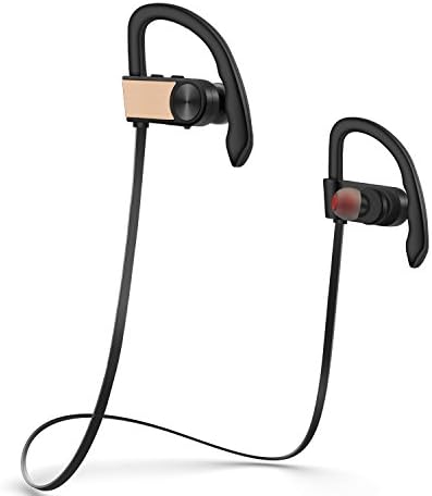 Bluetooth Headphones Aoleca Wireless Sports Earphones for Gym IPX7 Waterproof, Sweatproof Earbuds Noise Cancelling Headsets