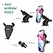 Fast Wireless Charger, Wofalodata Car Mount Air Vent Phone Holder Cradle for Samsung Galaxy S8/S8+/S7/S6 Edge+/Note 5, QI Wireless Standard Charge for iPhone 8/8 Plus/X