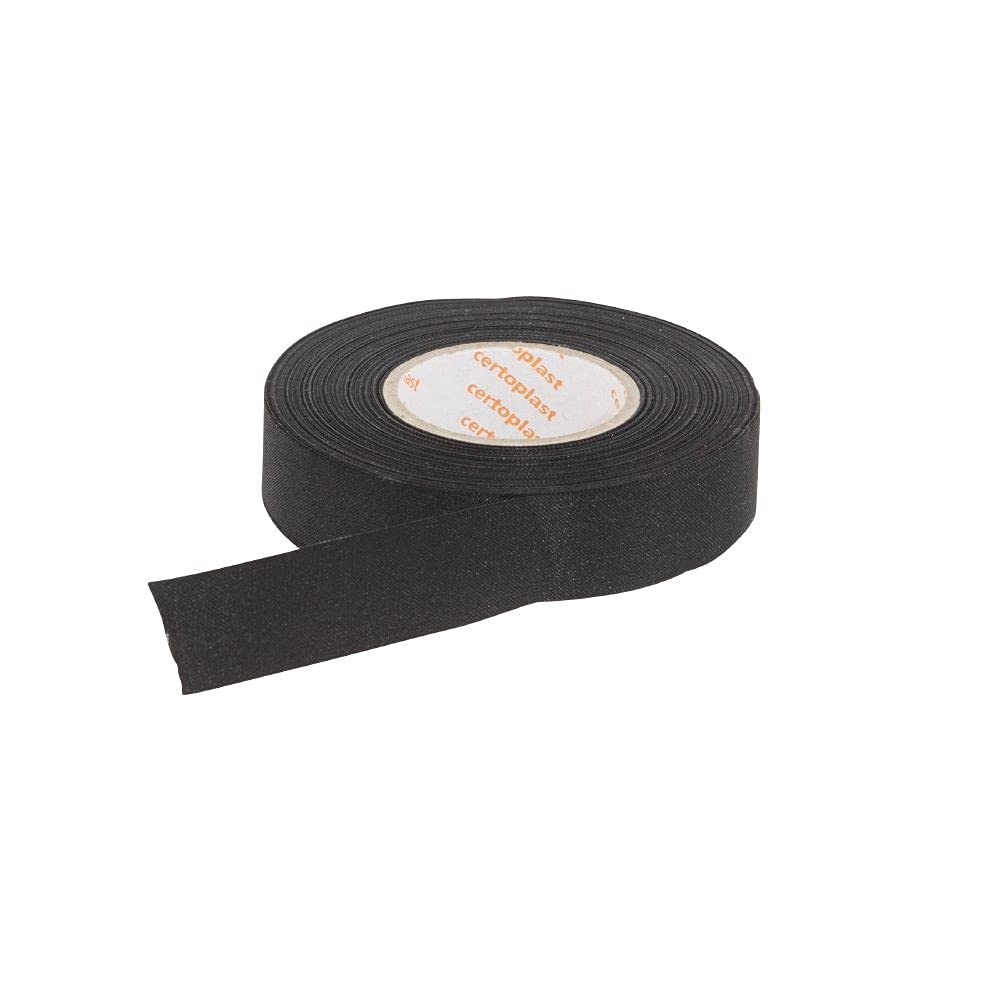 HELLA 9MJ 176 267-001 Insulating Tape - Polyester - Black - Length: 25m - Width: 19mm - Thickness: 0.17mm