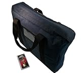 Fire Resistant Briefcase Style Bag with Lock Navy Blue