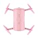Rabing Foldable RC Drone FPV Wifi RC Quadcopter Altitude Hold Remote Control Drone with 2MP HD 720P Camera RC Helicopter(Pink)