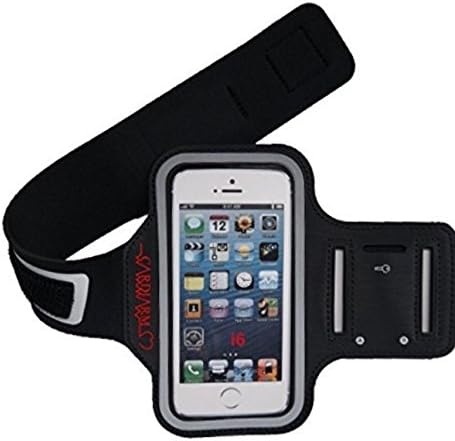 Lifetime Warranty Exclusive Cardiarm Running iPhone 6S | 6 Sports Workout Armband | Also Fits iPhone 5/5S/5C, Galaxy S4 + Key Holder, Water Resistant