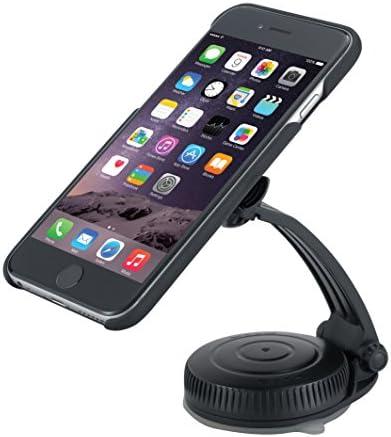 Tigra® MountCase iPhone 6 Plus/6S Plus (5.5") Car Mount Kit - Ultra Slim Daily Case and Dashboard /Windshield Car Mount for iPhone 6 Plus/6S Plus