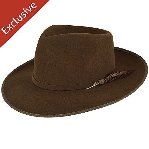 Bollman Hat Company Male Phil A. Fedora Chestnut XL