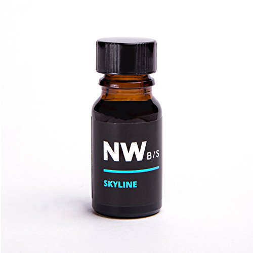 Skyline Beard Oil Mini (.34oz) - Manly sage & vanilla scent (essential oils); no fragrance. All-natural premium beard oil for any length of short facial hair or beard.