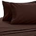 Amazon Brand – Pinzon Signature Cotton Heavyweight Velvet Flannel Sheet Set - California King, Italian Roast