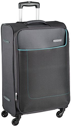 Buy American Tourister Jamaica Polyester 58 Cms Grey Softsided