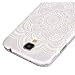 G360 Case, Galaxy Core Prime Case, Silverback(TM) ULTRA SLIM Paisley Flower Hard Plastic Clear Case Skin Cover for Samsung Galaxy Core Prime G360 (Henna Full Mandala Floral)