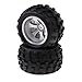 B Blesiya 4X Durable Tires Rubber Tyres Wheel Hex Rim for WLtoys A979 A979-01 RC Cars