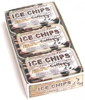 ICE CHIPS Coffee'n'Cream Xylitol Mints 6 Single Tins