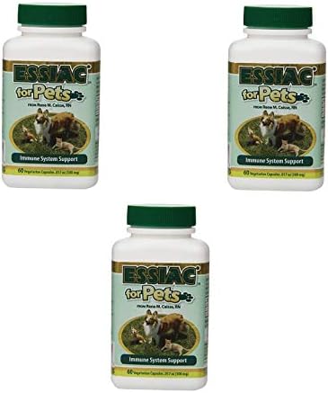 Essiac International Herbal Supplement for Pets, 60 Capsules (3 Pack)