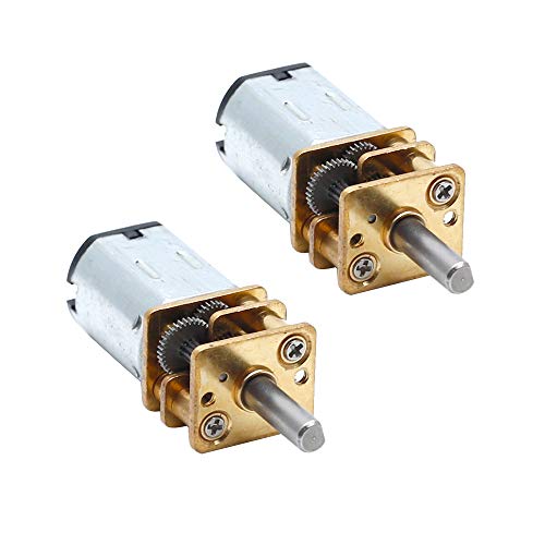 Augiimor 2PCS DC 6V 60RPM Speed Reduction Motor N20