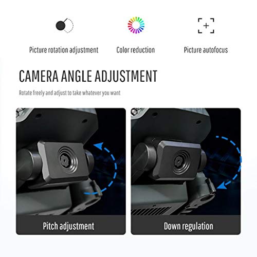 Goodfans 10 x 7.4 x 2.8 inch S107 Folding Drone Four-axis Remote Control Aircraft Toy Airplane & Jet Kits