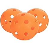 Pickleball Marketplace Onix Popular Fuse Indoor Pickleball Balls are Ready to Play Immediately Out of The Box - The Balls Offer Superior Balance and a consistent Feel. 3 Pack – Orange