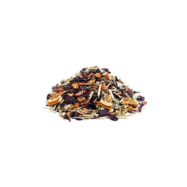 Früchtetee lose Sonnentee® Erdbeer-Orange Apfel Hibiskus Zitronengras Orangen Erdbeer Früchte Tee mit Erdbeer-Orangen… – Bild 3