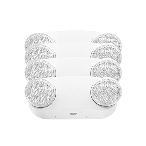 LFI Lights - 4 Pack - UL Certified - Hardwired LED Emergency Light - Compact - High Output