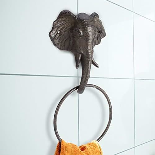 elephant towel holder