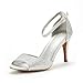 DREAM PAIRS Women's EILEENA Fashion Peep Toe Pump Heel Sandals