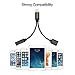 (Upgrade)2 in 1 iPhone 7 Adapter suport iOS10.3, TOPGO Lightning to Charger and Lightning to 3.5mm Aux Earphones Cable for iPhone 7 / 7 Plus [No Calling Function and No Music Control] - Black