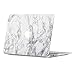 GMYLE MacBook Air 13 Inch Case A1466 A1369 Old Version 2010 2017, Hard Shell Plastic Matte Snap On Cover (White Marble)