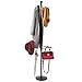 EZOWare Standing Coat Rack, Stylish Modern Bedroom Bathroom Entryway Coat with Hat Rack Cloth Hanger For Jackets, Hats, Scarves, Purses, Suits, Umbrellas - Black