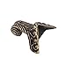 BQLZR Antique Bronze Wooden Box Decorative Corner Foot with Mounting Screws Pack of 4