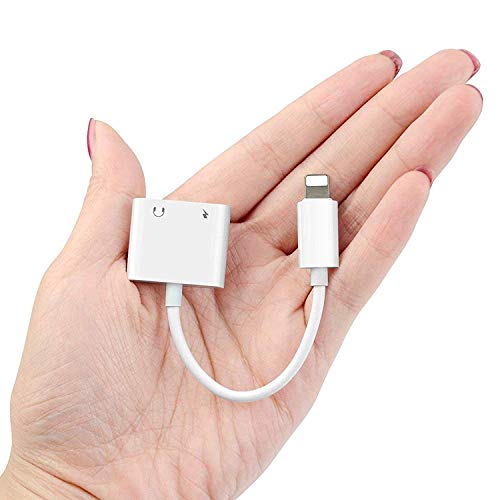 image for Ambrrhty Headphones Adapter Car Charger for iPhone Adapter Aux Headpho