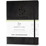 Panda Planner Pro - Best Daily Planner for Happiness &amp; Productivity - 8.5 x 11" Softcover - Undated Day - Guaranteed to Get You Organized - Gratitude &amp; Goals Journal