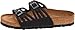 Birkenstock Women's Granada Soft Footbed Sandal,Black Oiled Leather,38 M EU